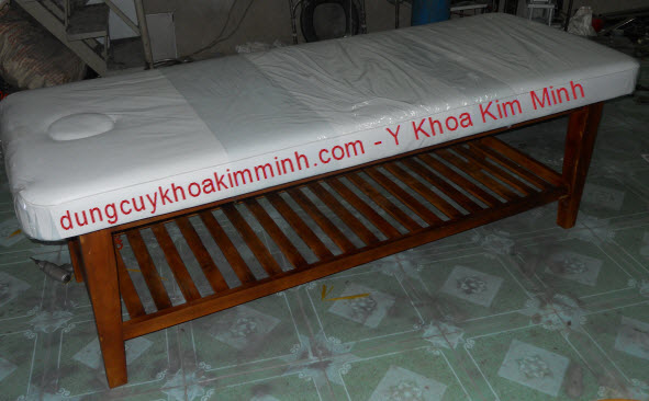 Giường massage chân gỗ tràm tốt Y Khoa Kim Minh